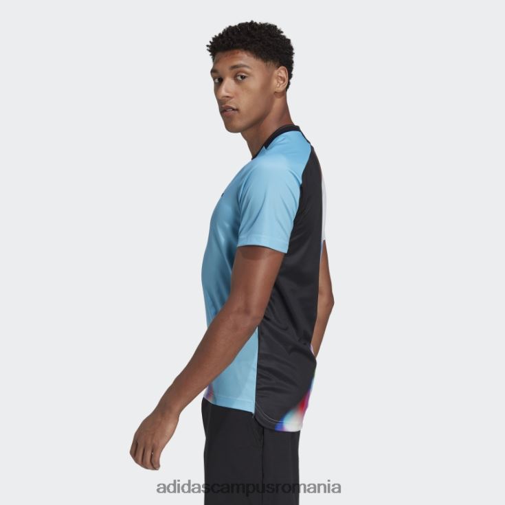 adidas campus romania tricou tenis wc alb bărbați alb/cian J266N220198