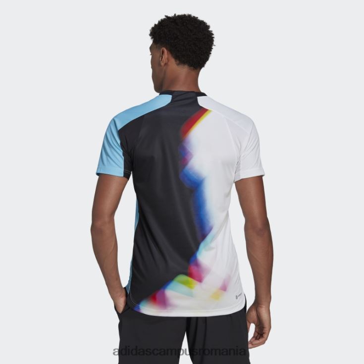 adidas campus romania tricou tenis wc alb bărbați alb/cian J266N220198