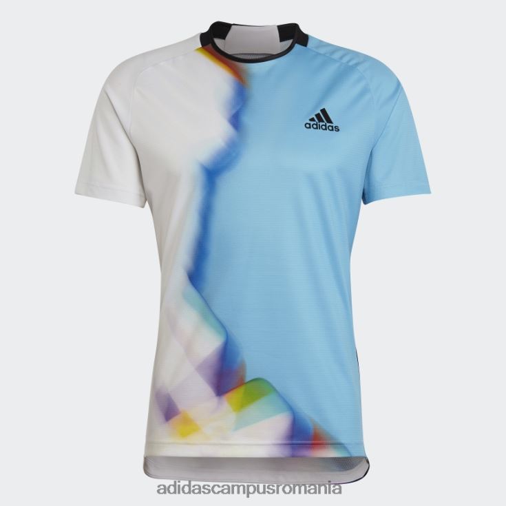 adidas campus romania tricou tenis wc alb bărbați alb/cian J266N220198