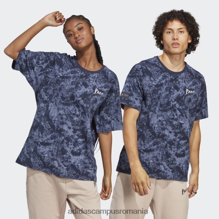 adidas campus romania tricou violet argintiu x parley (neutru de gen) bărbați violet argintiu/cerneală J266N220535