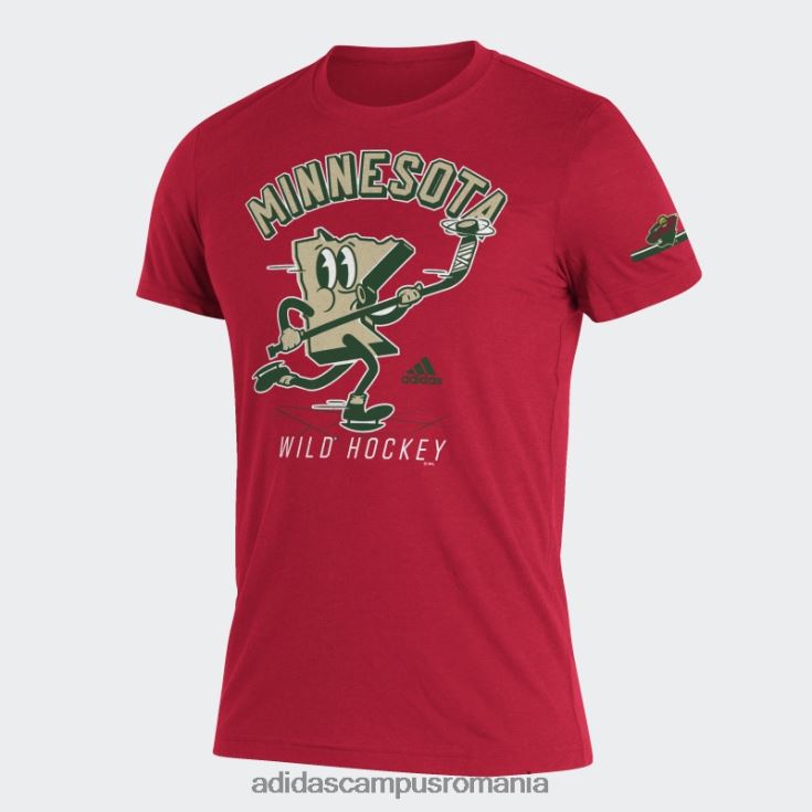 adidas campus romania wild tee red mel bărbați red mel/multi J266N220486