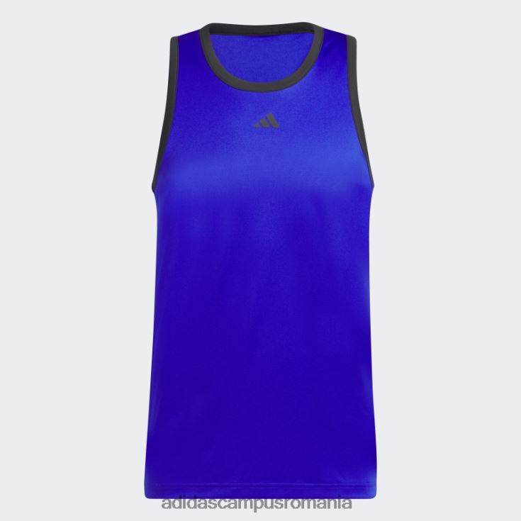 adidas campus romania blue legends baschet 3-stripe tank top fashion bărbați albastru/negru J266N220538
