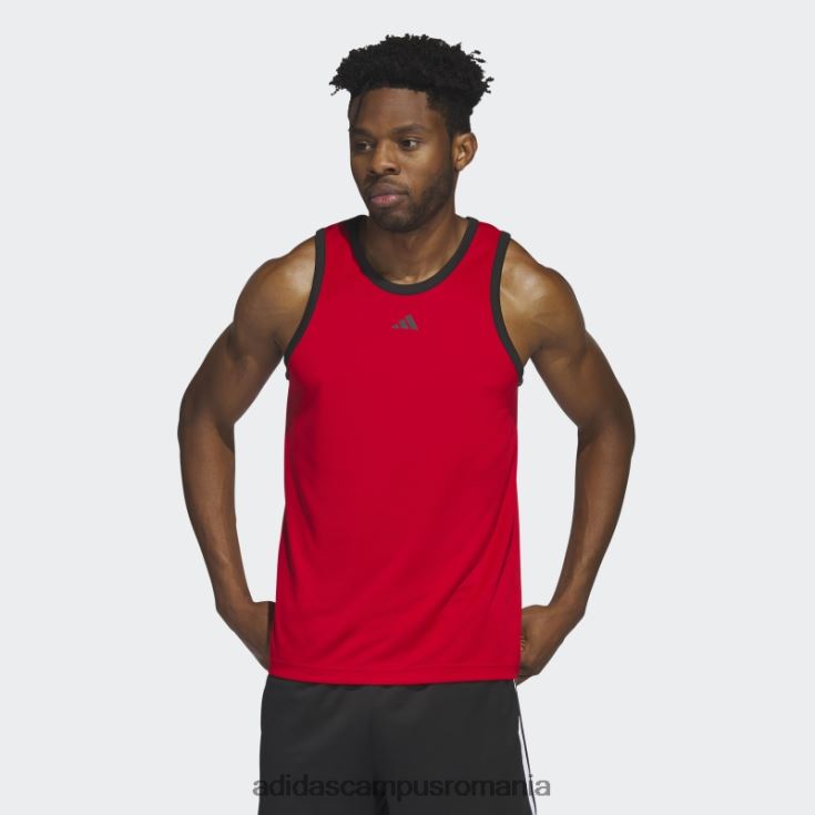 adidas campus romania legends baschet maiou cu 3 dungi stacojiu fashion bărbați stacojiu/negru J266N220442