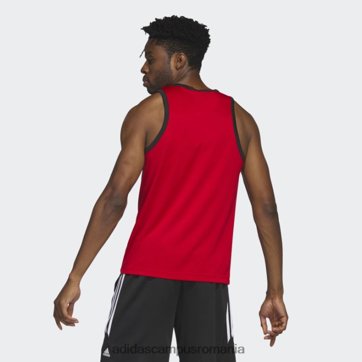 adidas campus romania legends baschet maiou cu 3 dungi stacojiu fashion bărbați stacojiu/negru J266N220442
