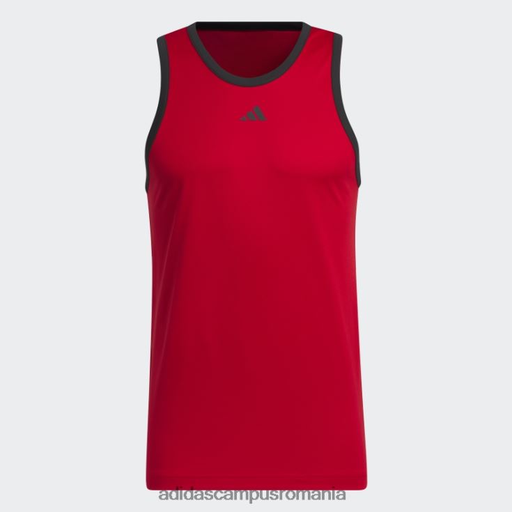adidas campus romania legends baschet maiou cu 3 dungi stacojiu fashion bărbați stacojiu/negru J266N220442