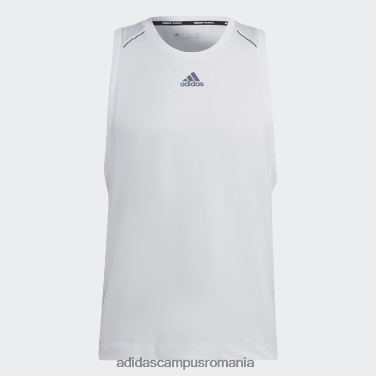 adidas campus romania maiou de antrenament hiit spin alb bărbați alb J266N220203