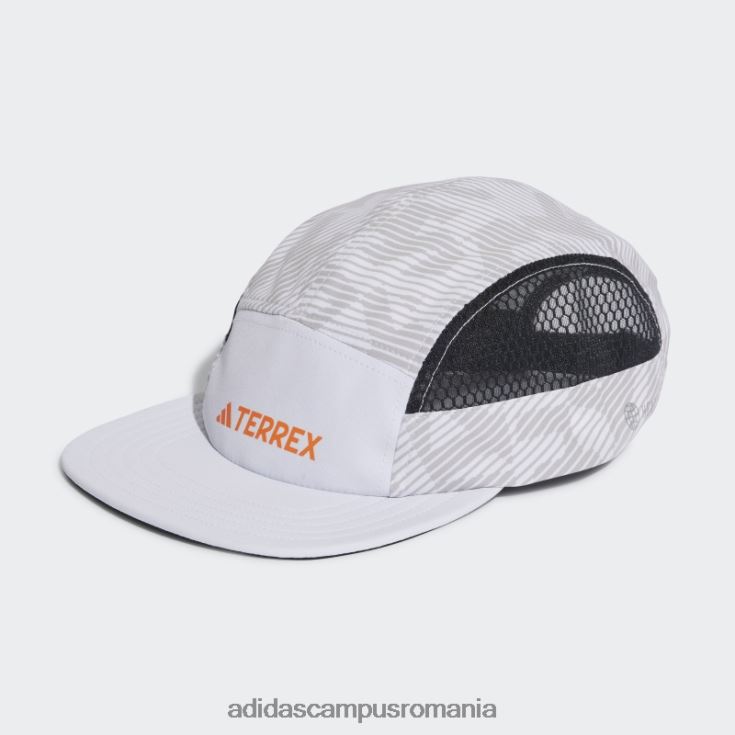 adidas campus romania terrex heat.rdy șapcă grafică cu 5 panouri alb adidas unisex alb/negru/portocaliu J266N215594