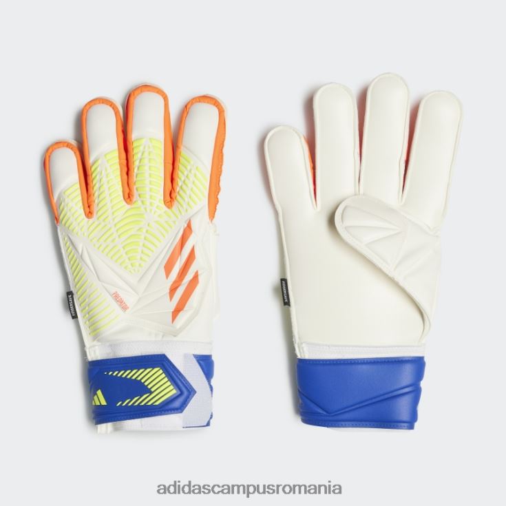 adidas campus romania predator edge fingersave match manusi adidas albe unisex alb/roșu/cian J266N221582