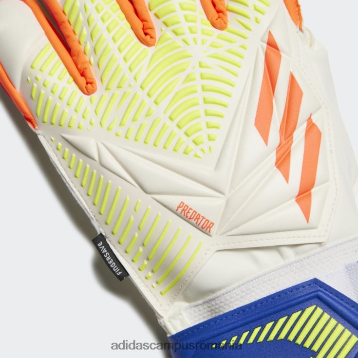 adidas campus romania predator edge fingersave match manusi adidas albe unisex alb/roșu/cian J266N221582