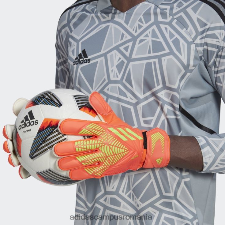 adidas campus romania predator edge mănuși de meci roșii unisex rosu verde J266N221590