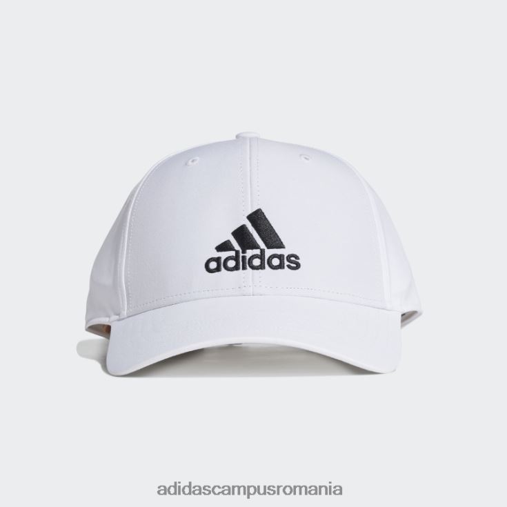 adidas campus romania șapcă de baseball brodată ușoară, albă unisex alb negru J266N21730