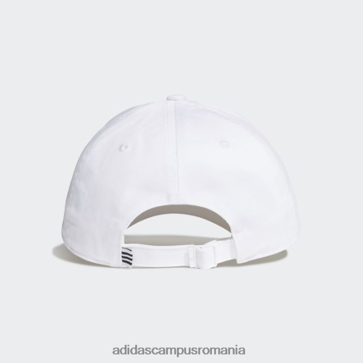 adidas campus romania șapcă de baseball din bumbac albă unisex alb negru J266N21784