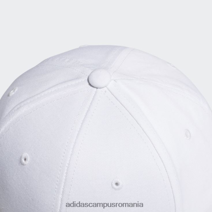 adidas campus romania șapcă de baseball din bumbac albă unisex alb negru J266N21784