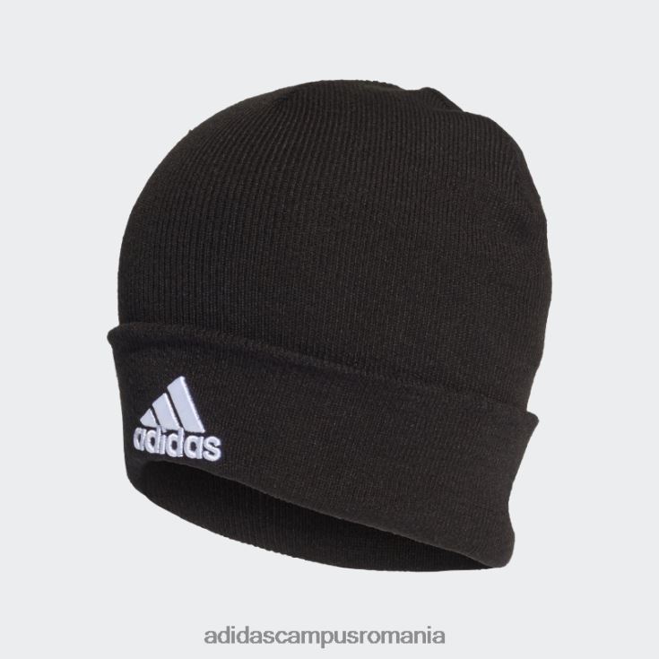 adidas campus romania beanie cu logo negru unisex alb negru J266N21783