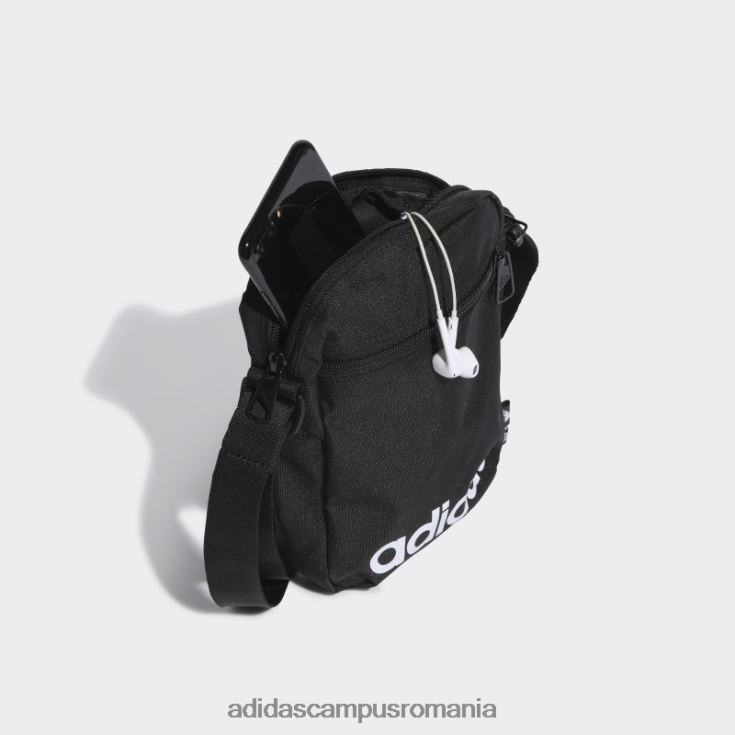 adidas campus romania esentiale organizator alb fierbinte unisex alb negru J266N21831