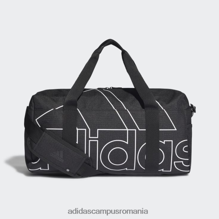 adidas campus romania insigna neagră a geantă sport mic unisex alb negru J266N21913