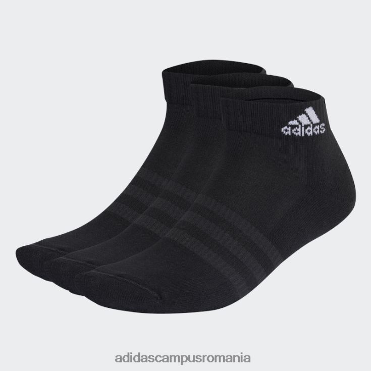 adidas campus romania șosete negri îmbrăcăminte sport cu perne 3 perechi unisex alb negru J266N21721