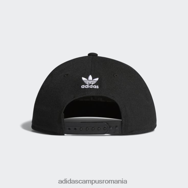 adidas campus romania șapcă cu snap-back cu lanț trefoil alb unisex alb negru J266N27395