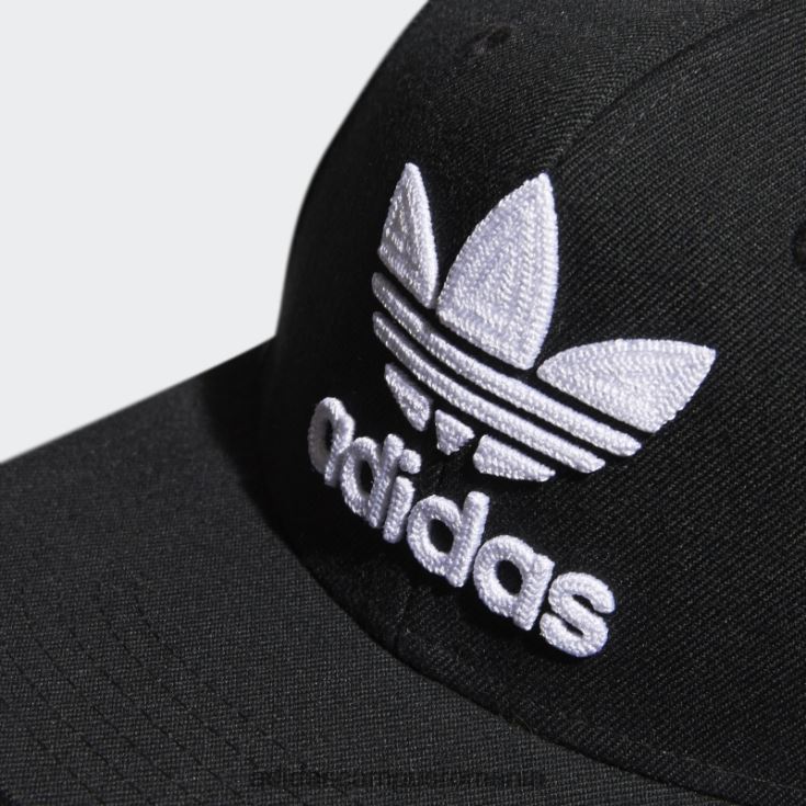 adidas campus romania șapcă cu snap-back cu lanț trefoil alb unisex alb negru J266N27395