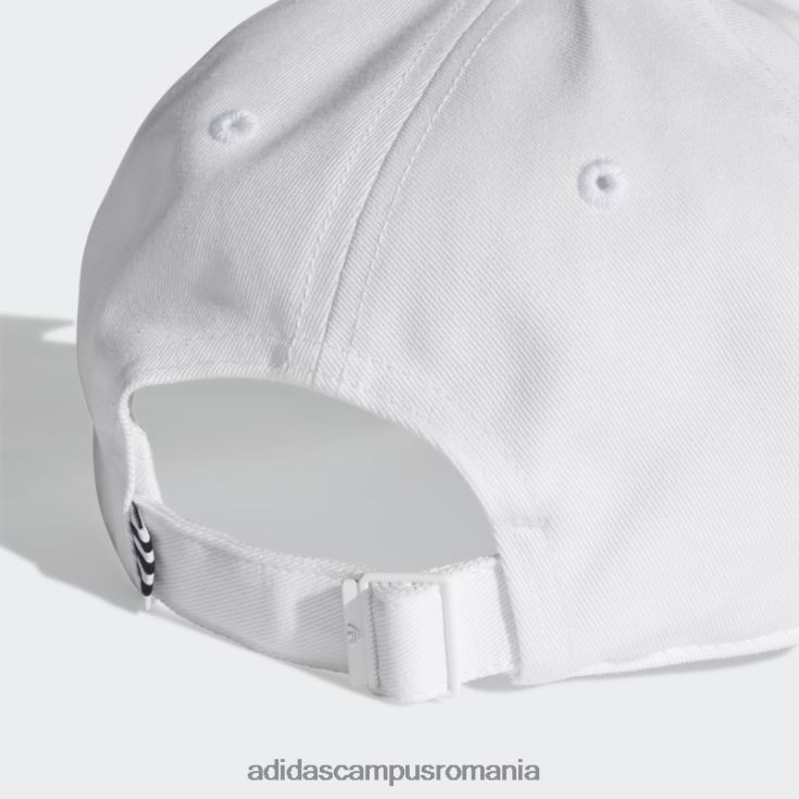 adidas campus romania șapcă de baseball trefoil albă unisex alb negru J266N27385
