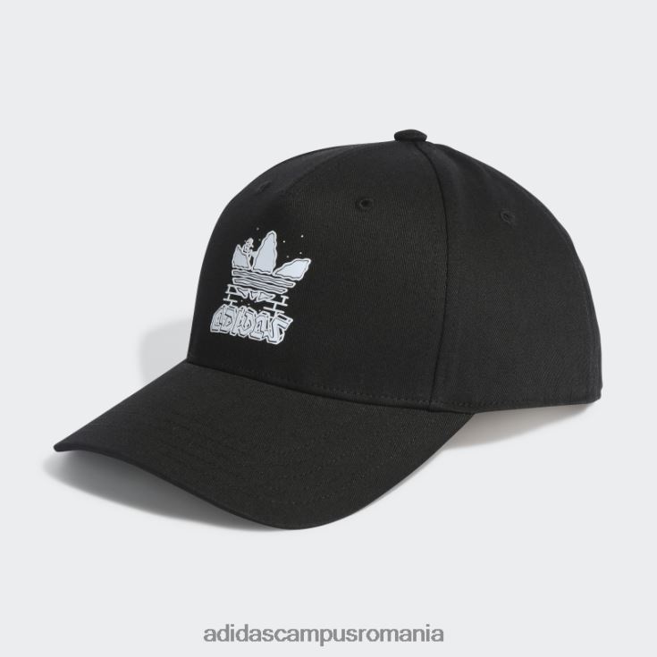 adidas campus romania șapcă de baseball trefoil neagră adidas unisex negru J266N27674