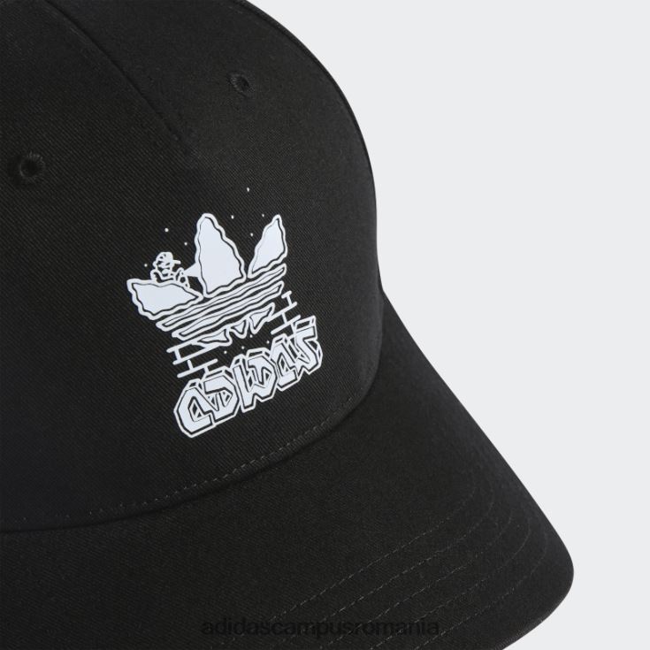 adidas campus romania șapcă de baseball trefoil neagră adidas unisex negru J266N27674
