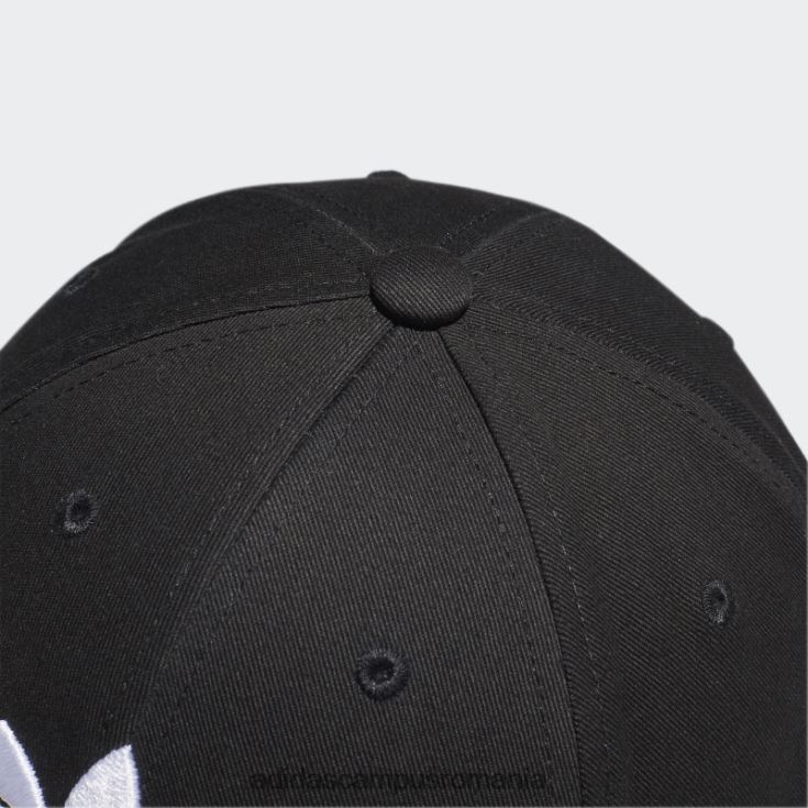 adidas campus romania șapcă de baseball trefoil neagră unisex alb negru J266N28062