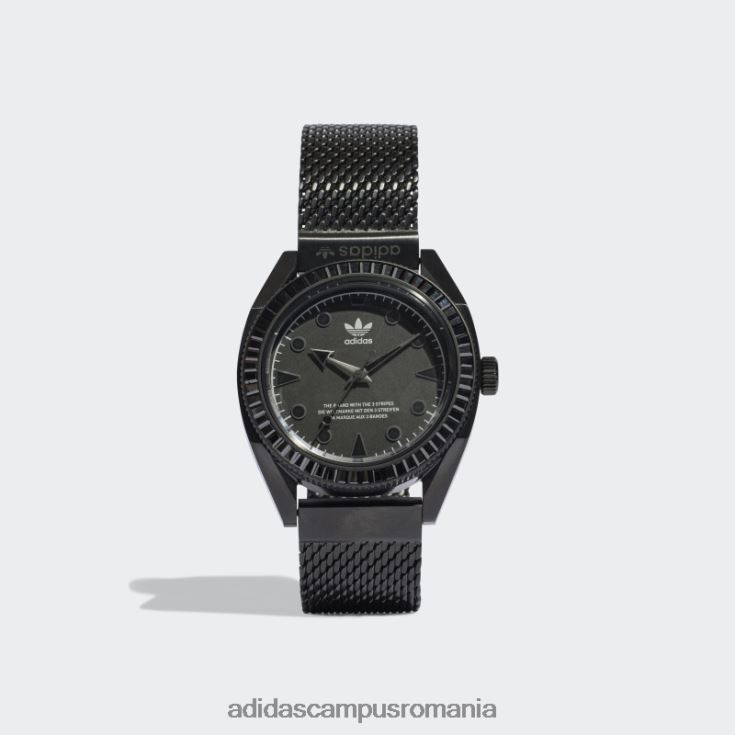adidas campus romania ceas cu două pictograme ediția neagră unisex negru J266N215802
