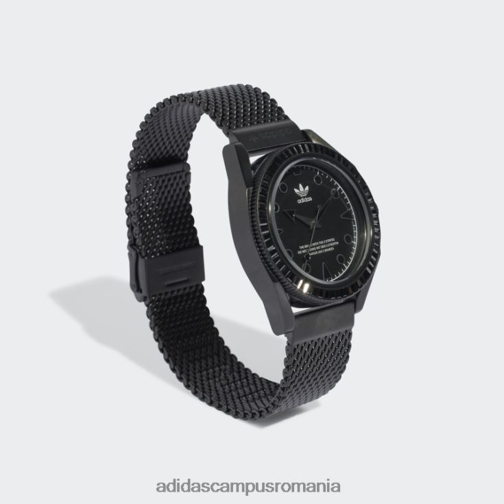 adidas campus romania ceas cu două pictograme ediția neagră unisex negru J266N215802