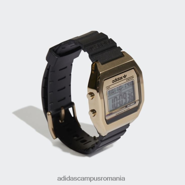 adidas campus romania ceas digital cu două r metalic auriu unisex auriu metalic/negru J266N27879