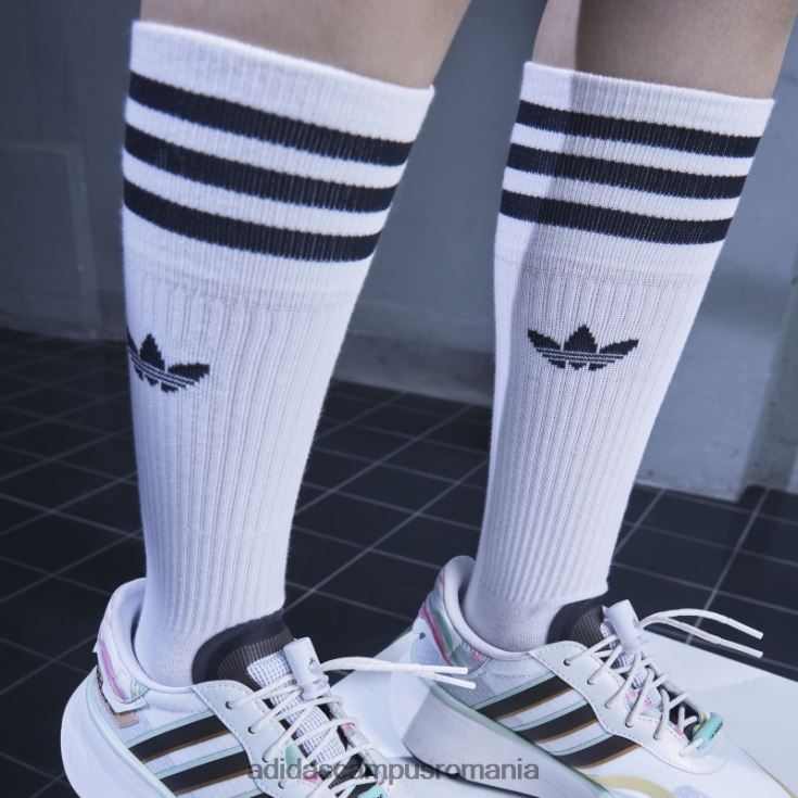 adidas campus romania ciorapi albi echipaj 3 perechi adidas unisex alb negru J266N215339