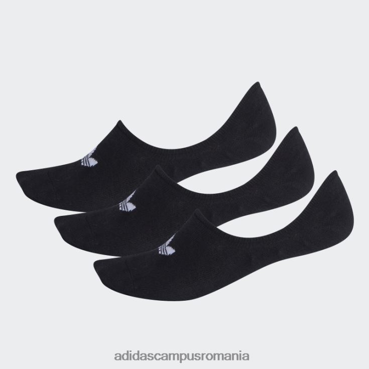 adidas campus romania ciorapi negri decoltati 3 perechi adidas unisex negru J266N21737