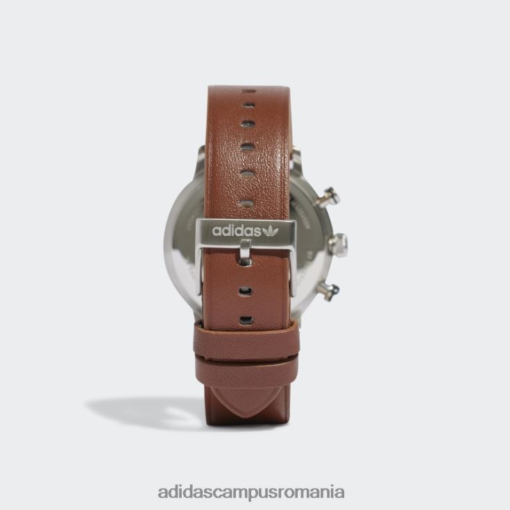 adidas campus romania code one chrono l ceas maro unisex argintiu/maro J266N27872