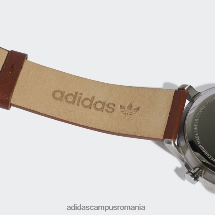 adidas campus romania code one chrono l ceas maro unisex argintiu/maro J266N27872