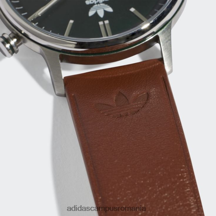 adidas campus romania code one chrono l ceas maro unisex argintiu/maro J266N27872