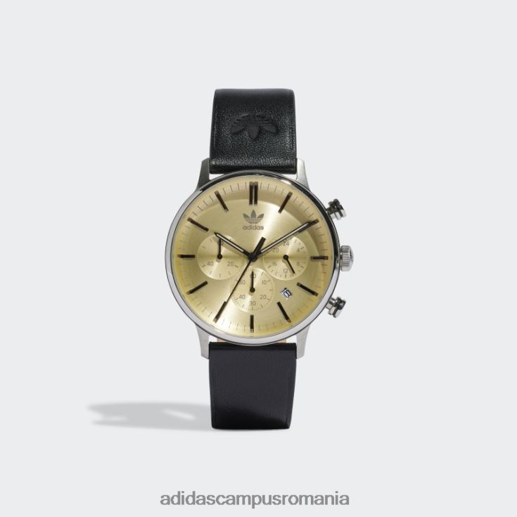 adidas campus romania code one chrono l ceas negru unisex argintiu/negru J266N27374