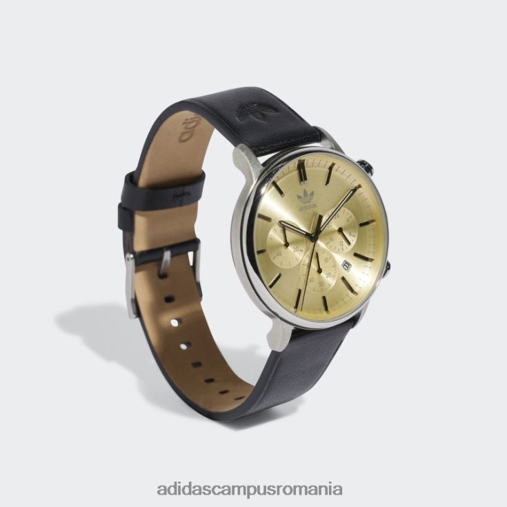 adidas campus romania code one chrono l ceas negru unisex argintiu/negru J266N27374