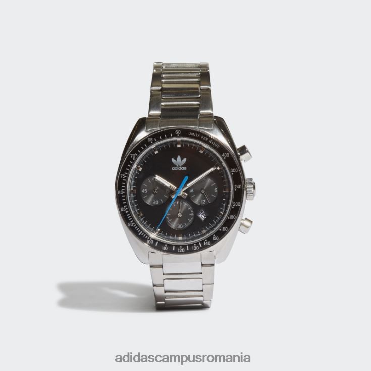 adidas campus romania editie argintie one chrono sst ceas unisex argintiu/negru J266N27906