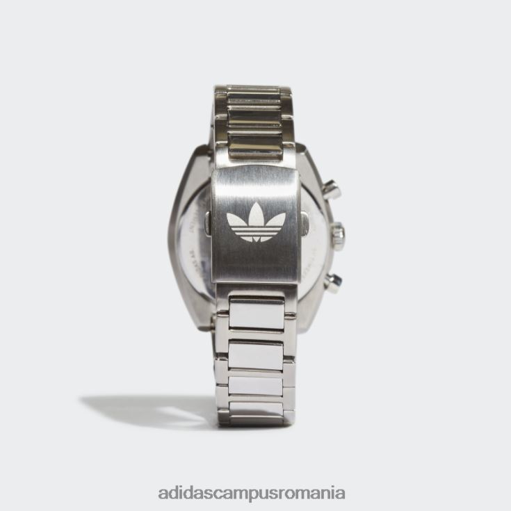 adidas campus romania editie argintie one chrono sst ceas unisex argintiu/negru J266N27906