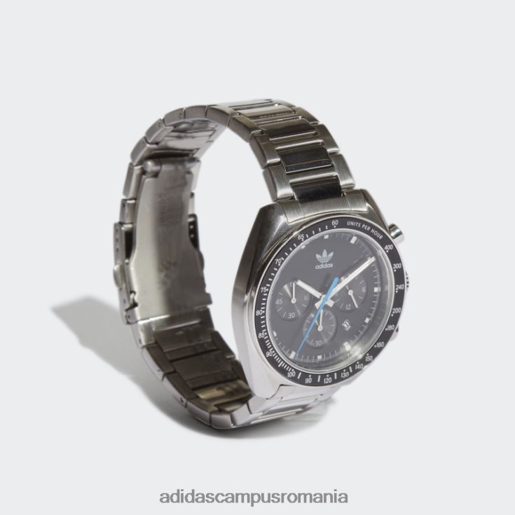 adidas campus romania editie argintie one chrono sst ceas unisex argintiu/negru J266N27906