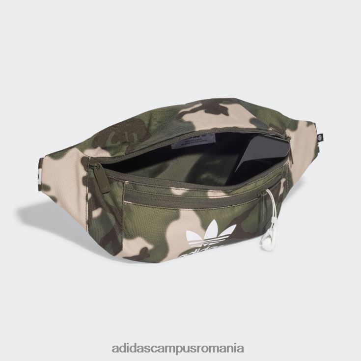 adidas campus romania geantă de talie camo olive adidas unisex măsline J266N215768