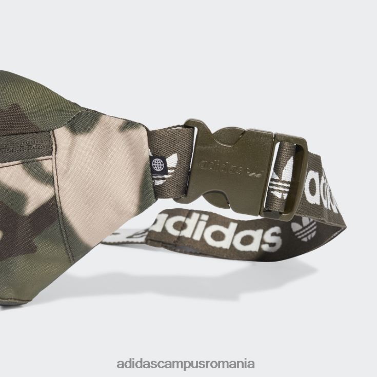 adidas campus romania geantă de talie camo olive adidas unisex măsline J266N215768