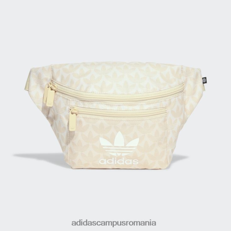 adidas campus romania geantă de talie cu monogramă nisip unisex nisip J266N27667