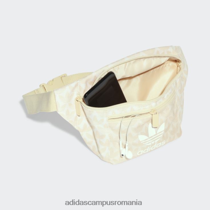 adidas campus romania geantă de talie cu monogramă nisip unisex nisip J266N27667