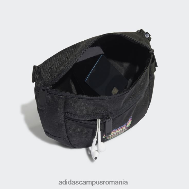 adidas campus romania geantă de talie hiperreală neagră unisex negru J266N28231