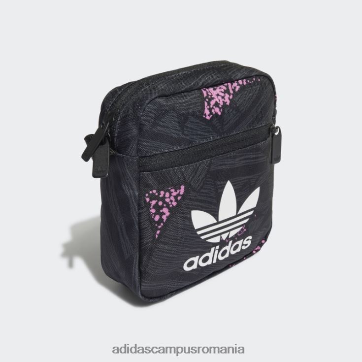 adidas campus romania geantă neagră de festival rekive unisex negru/carbon/roz J266N215605