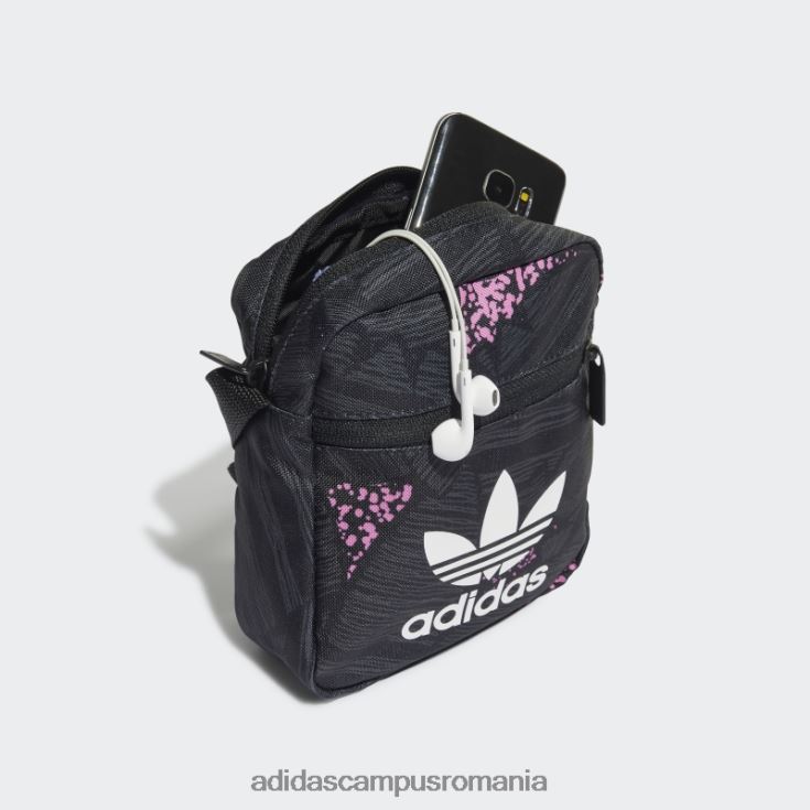 adidas campus romania geantă neagră de festival rekive unisex negru/carbon/roz J266N215605