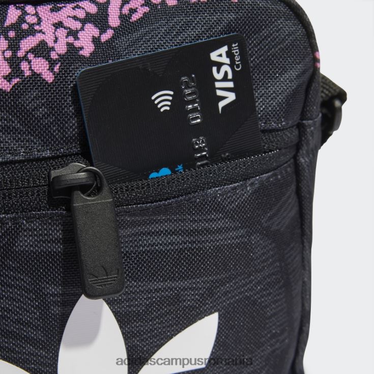 adidas campus romania geantă neagră de festival rekive unisex negru/carbon/roz J266N215605