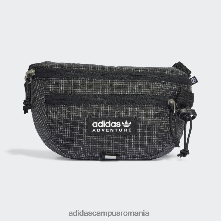 adidas campus romania geanta de talie aventura mica neagra unisex negru J266N27643