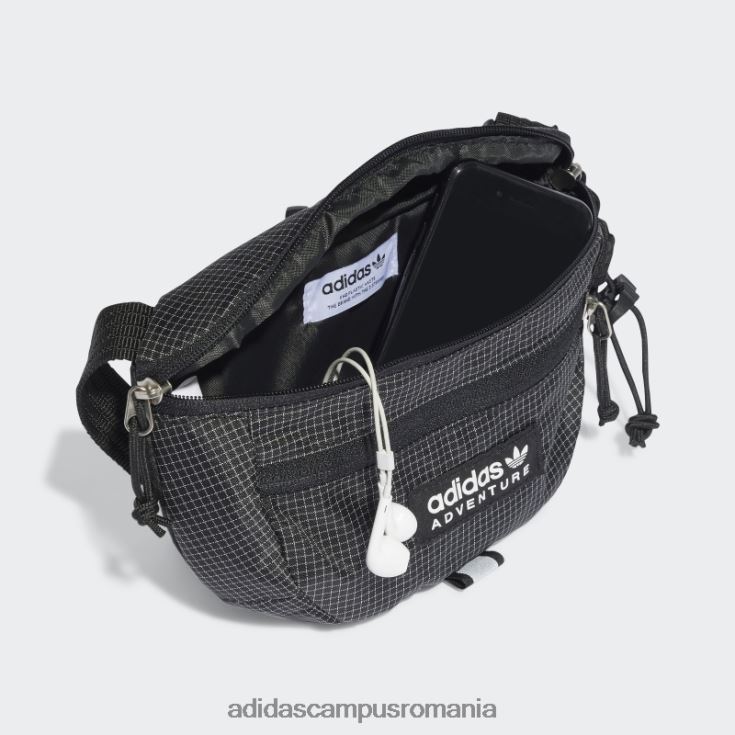 adidas campus romania geanta de talie aventura mica neagra unisex negru J266N27643
